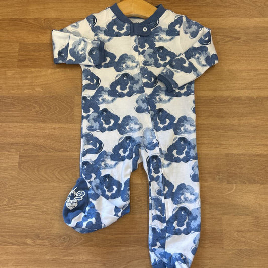 Burt's Bees Cloud Zip Sleeper - 0/3m