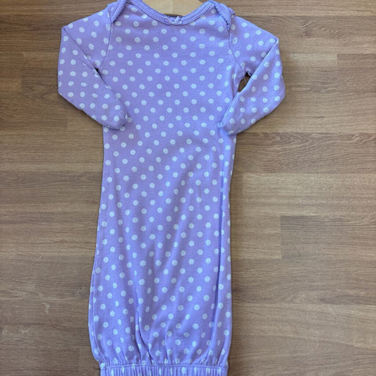Small Story Dot Sleeping Gown - 0/6m