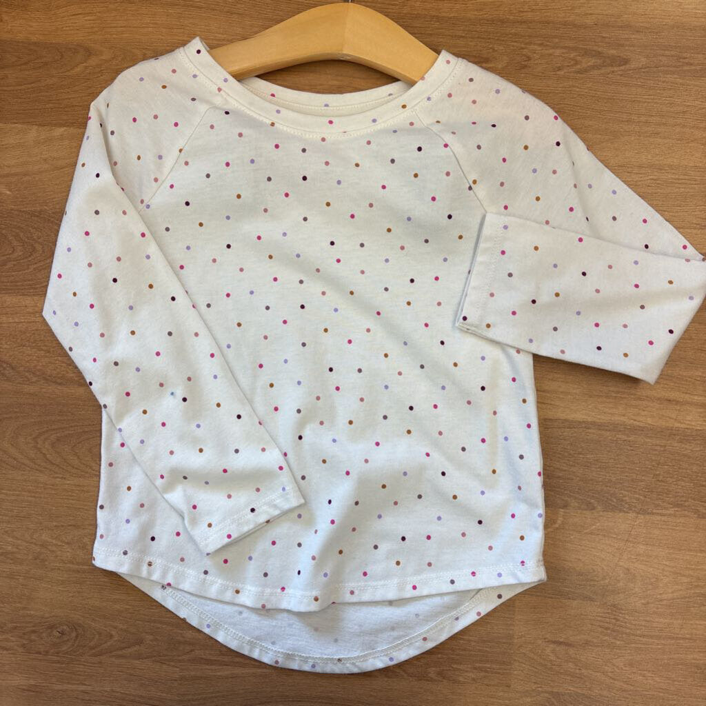 Cat & Jack Dot LS Tee - 4T