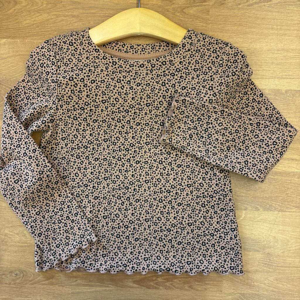 Cat & Jack Leopard LS Tee - 4T