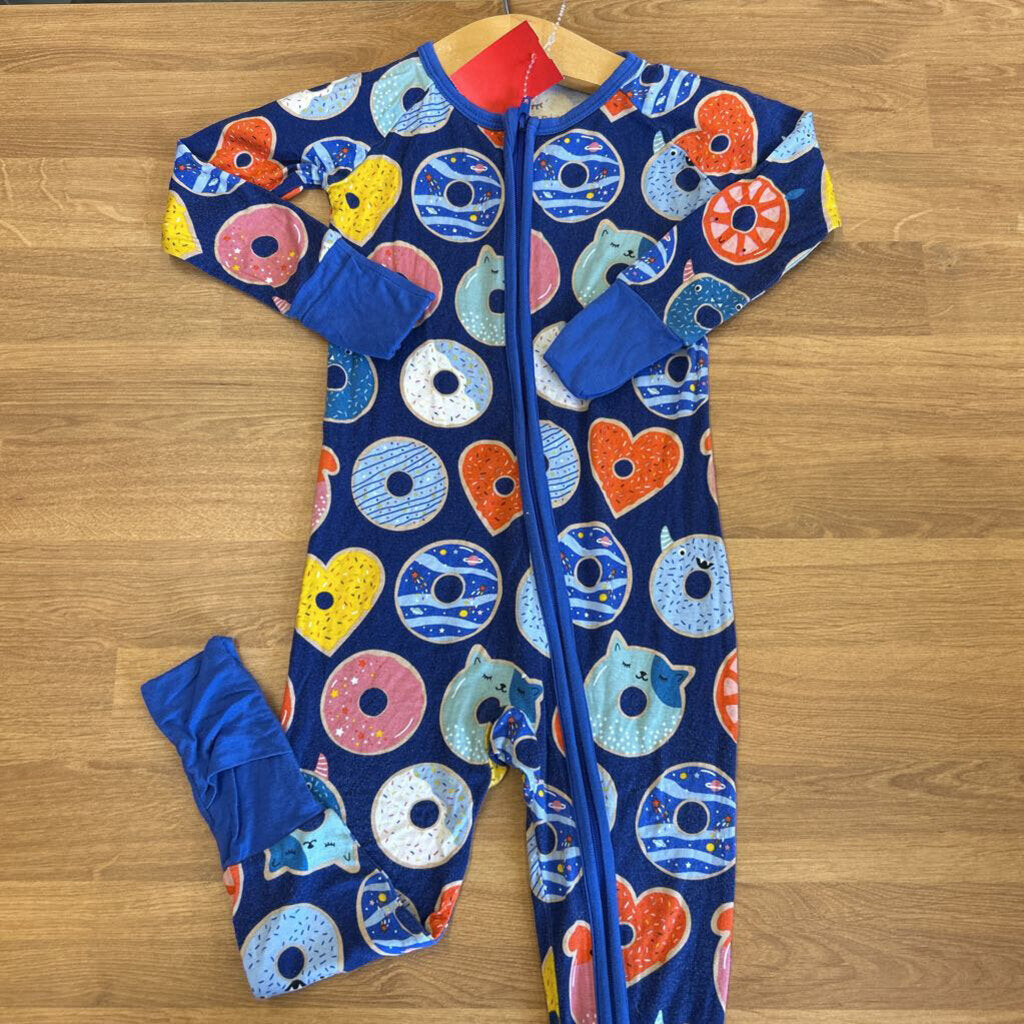Little Sleepies Bamboo Dougnut Zip Sleeper (wash wear) - 12/18m