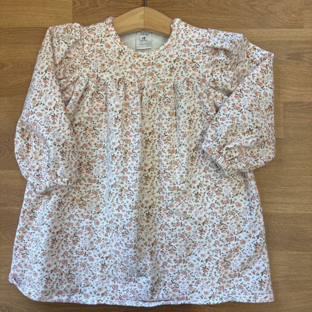 Nordstrom Floral LS Dress - 18m