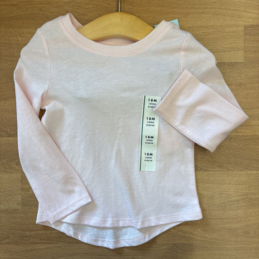 NWT Cat & Jack LS Tee - 18m