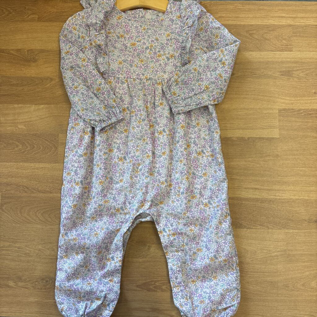 Nordstrom Floral LS Romper - 18m