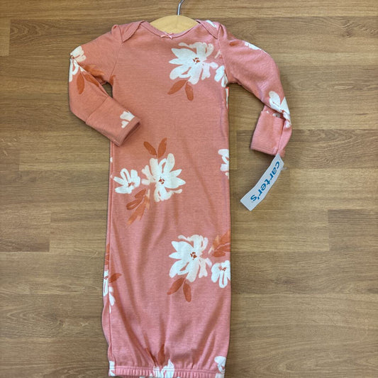 NWT Carter's Floral Sleeping Gown - NBq