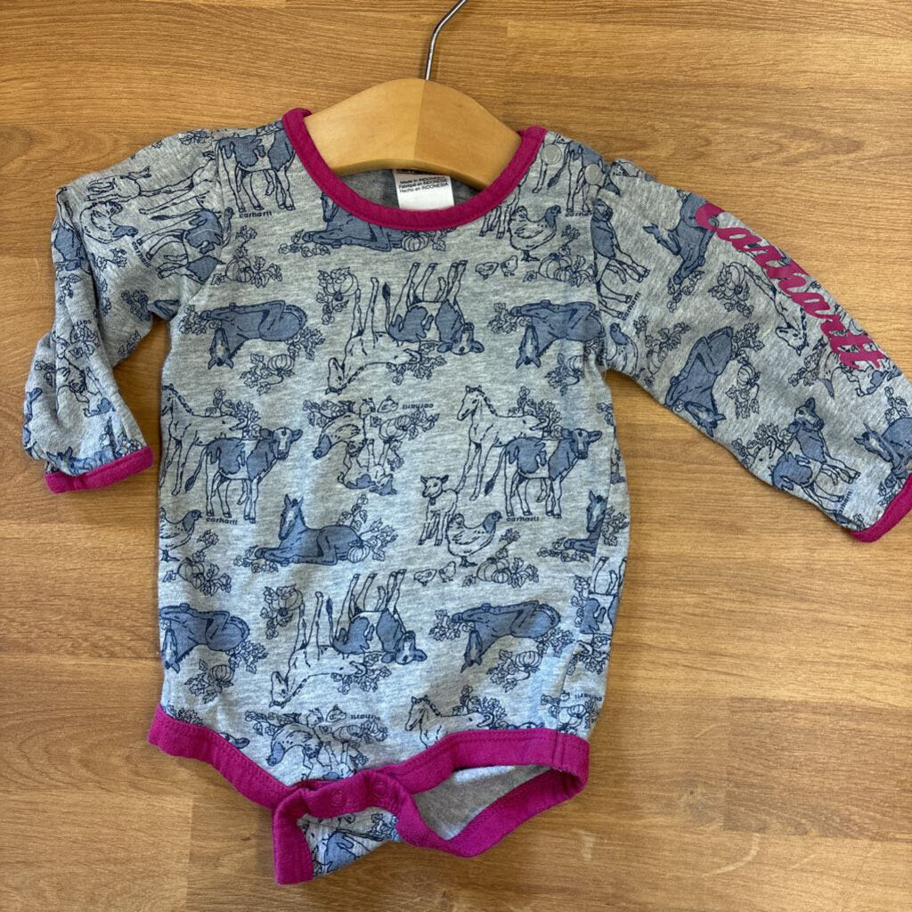 Carhartt Horse LS Onesie - 6m