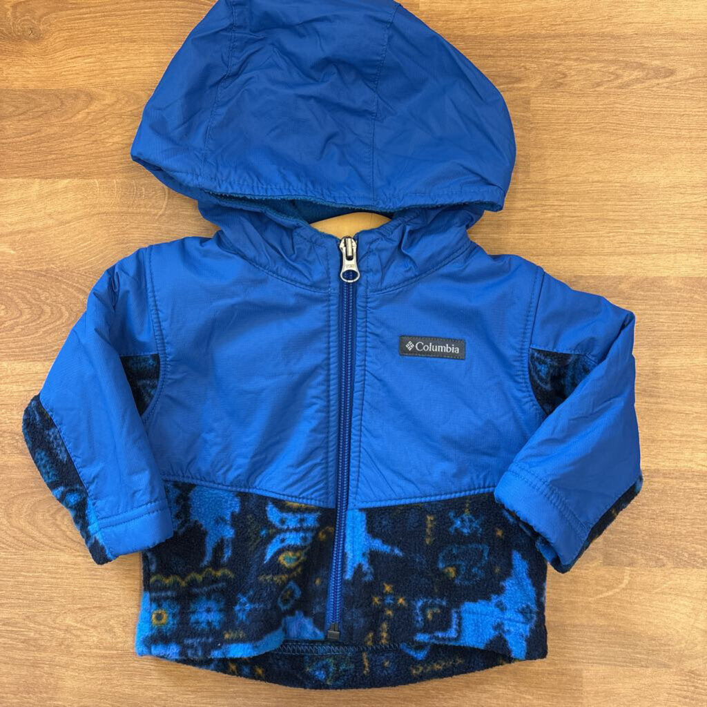 Columbia Fleece Hoodie Jacket - 3/6m
