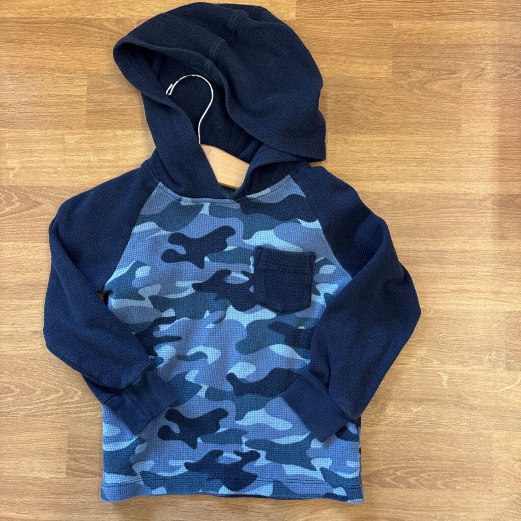 Osh Kosh Thermal Camo LS Hoodie - 2T