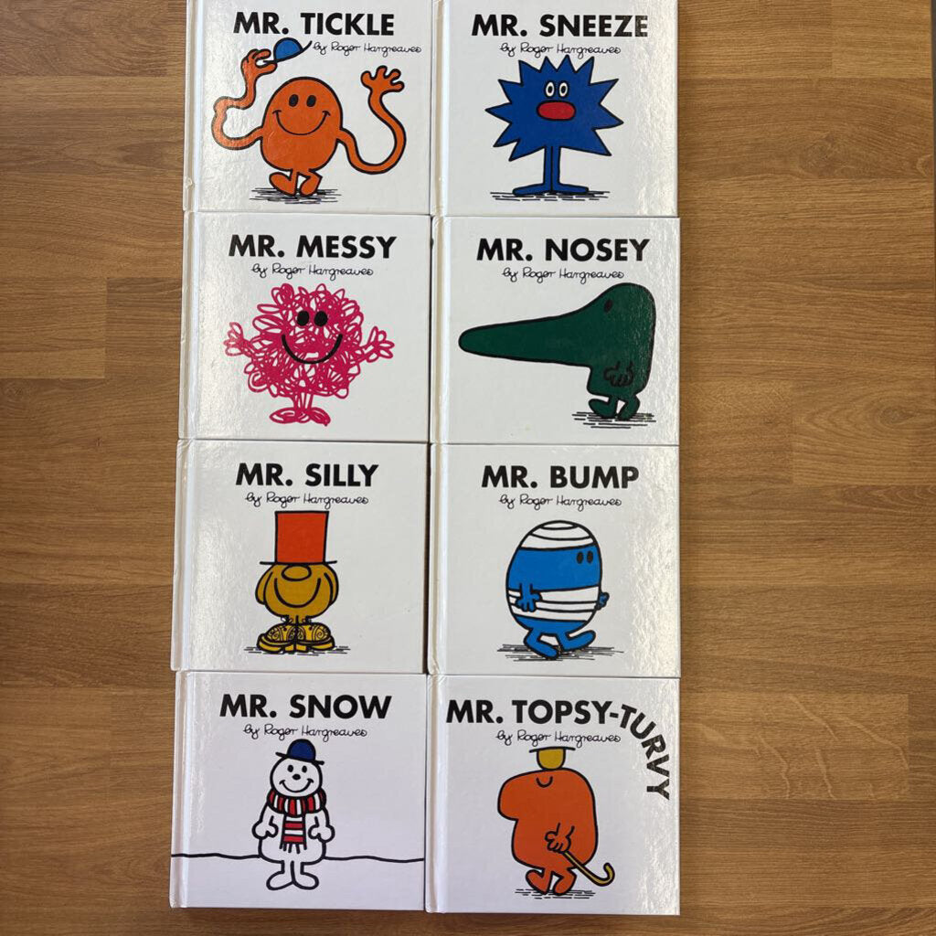 Set of 8 Mr. Books