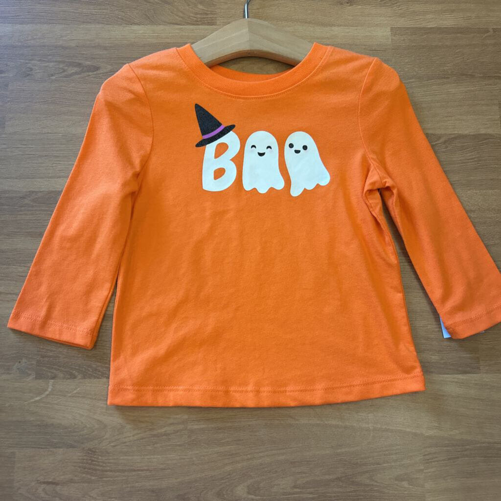 NWT Cat & Jack Boo LS Tee - 18m