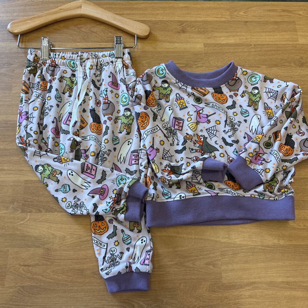 Little Bird Bamboo Halloween Two Pc Set - 18/24m