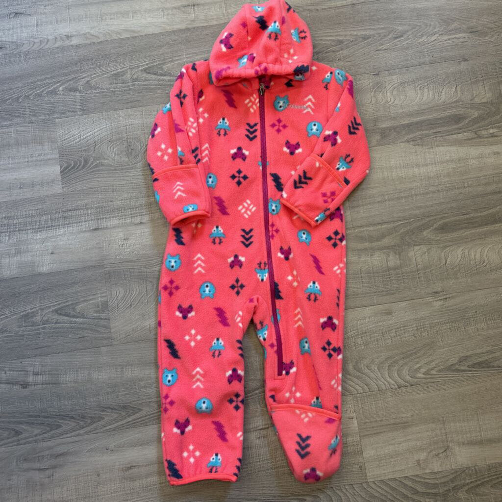 NWT Columbia Animal Fleece Bunting - 18/24m