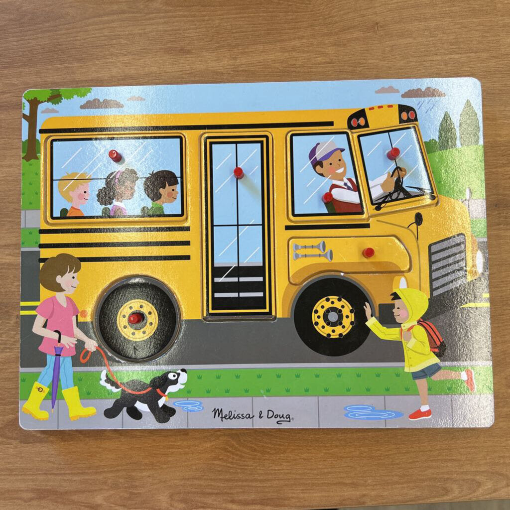 Melissa & Doug School Bus Sound Puzzle