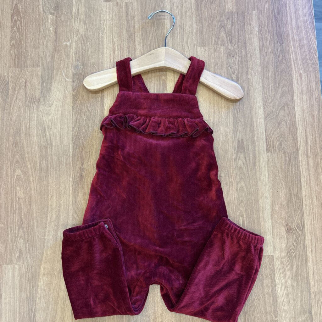 Dip Velvet Overalls - 12/18m