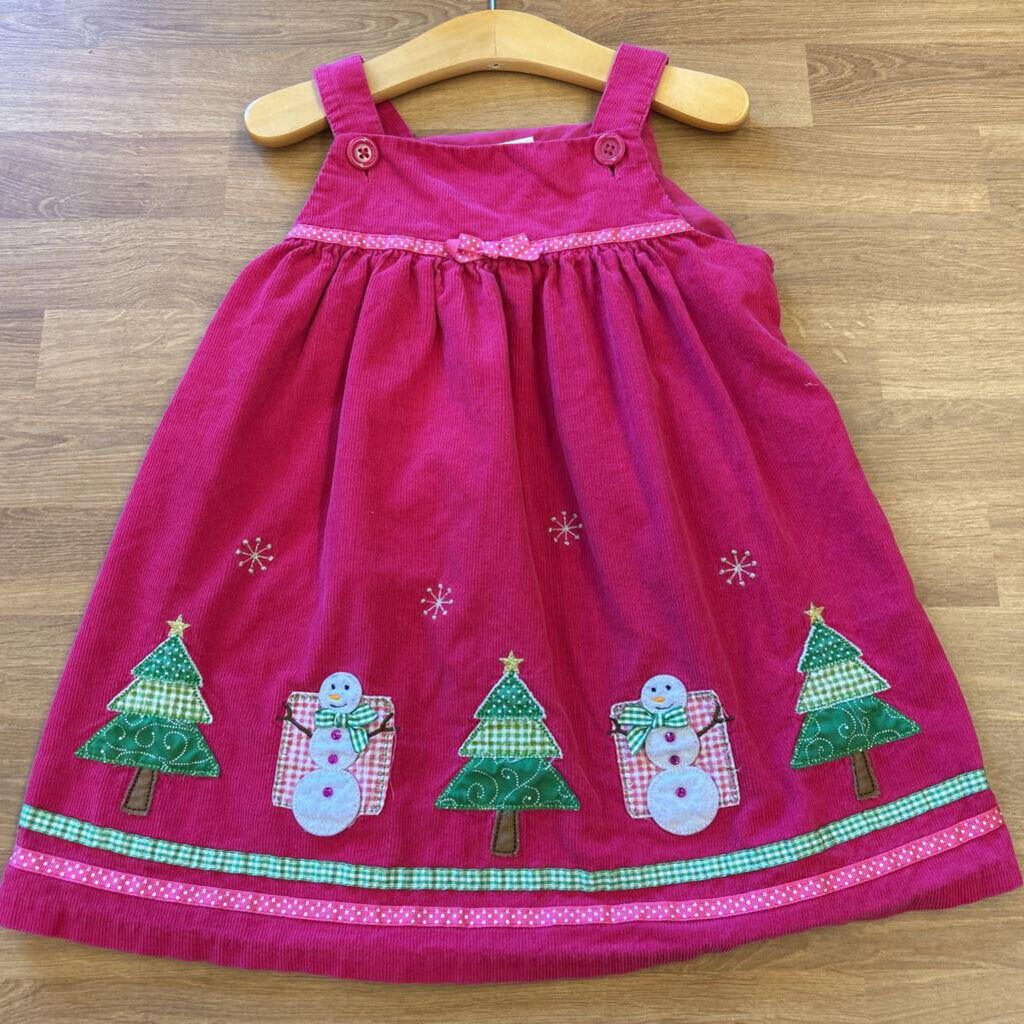 Snowman Corduory Tank Dress ~ 4