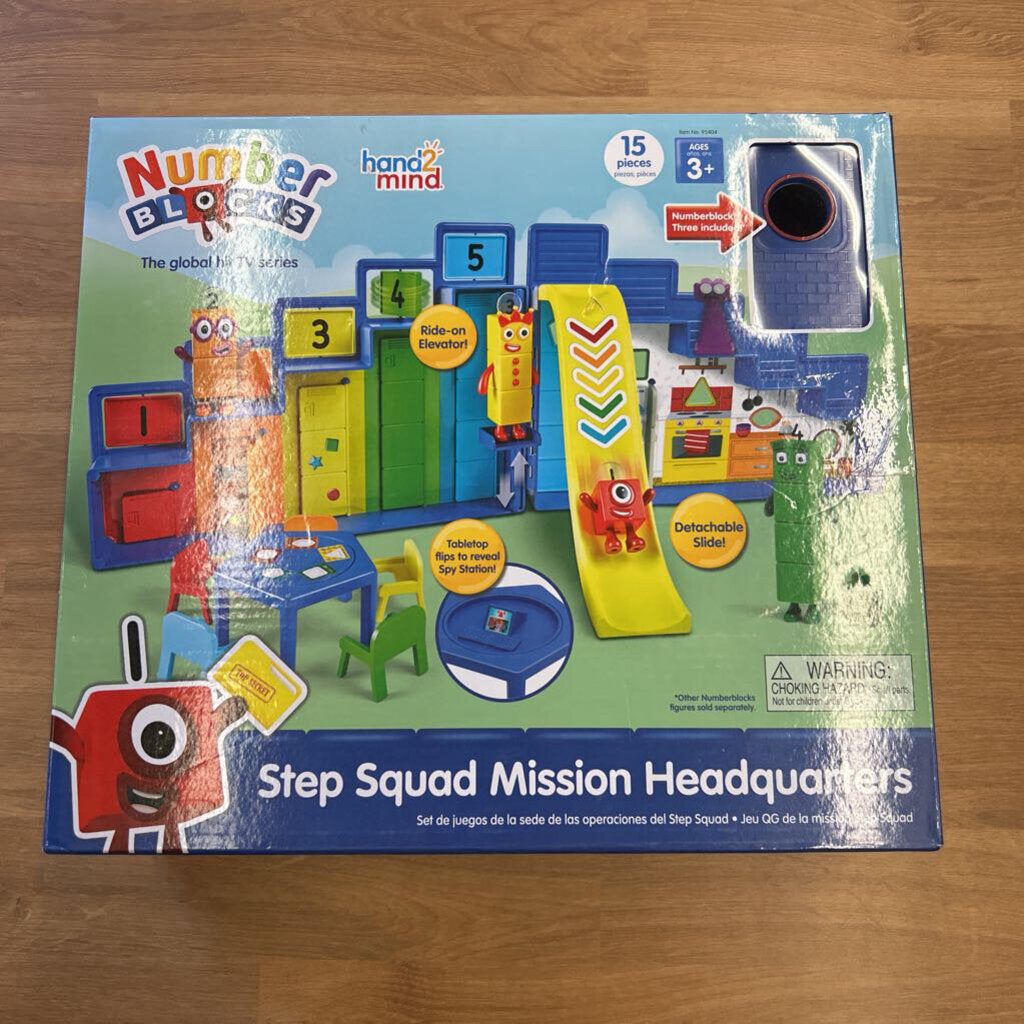 Numberblocks Step Squad Mission Play Set (includes 4 extra block characters)