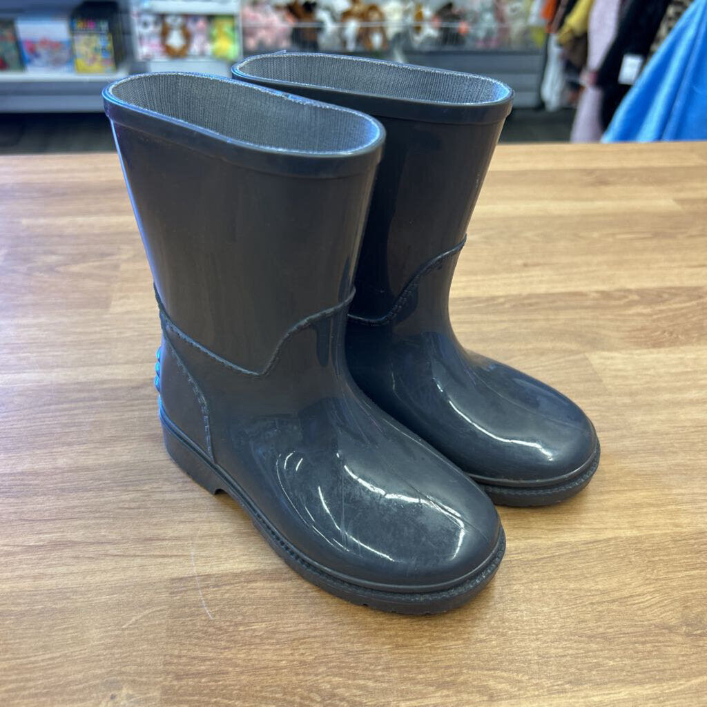 Easy Grey Rain Boots - 7