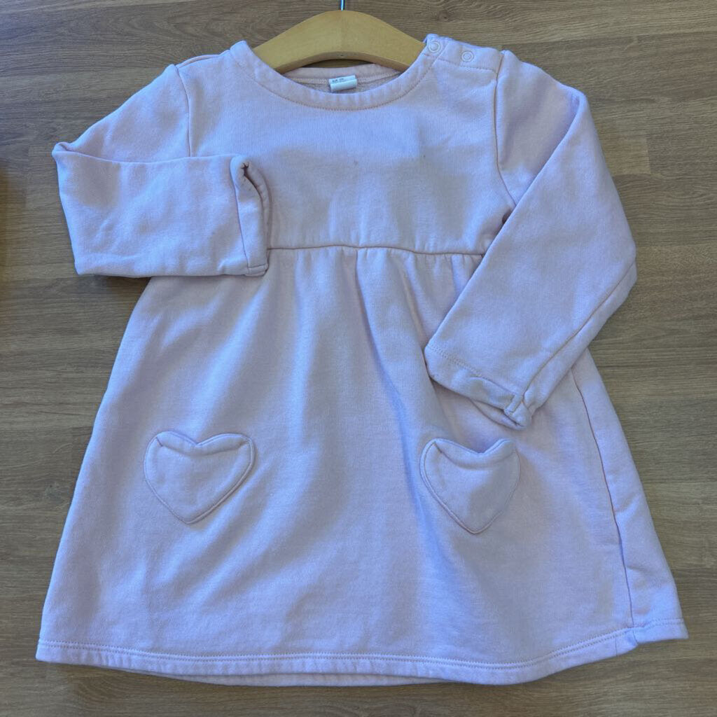 H&M Sweatshirt LS Dress- (small mark) - 3/4