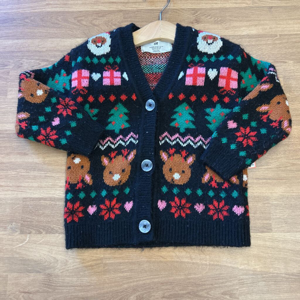 H&M Holiday Cardigan - 3/4