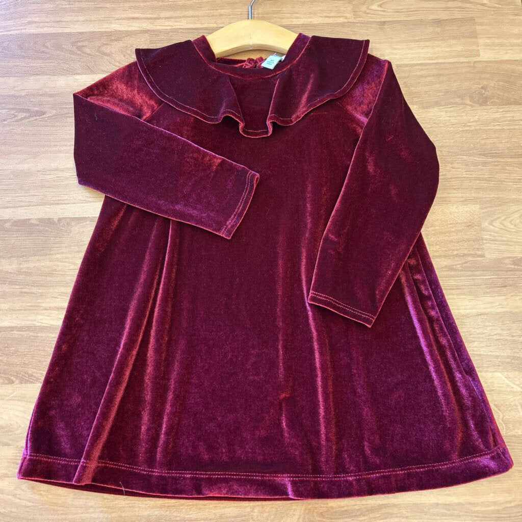 Dip Velvet LS Dress - 3T