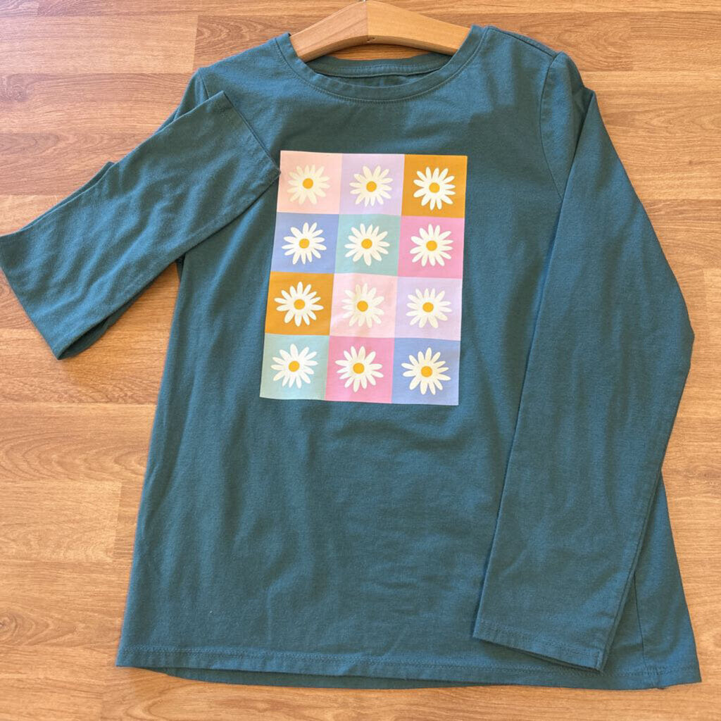 Cat & Jack Daisy LS Tee - 10/12