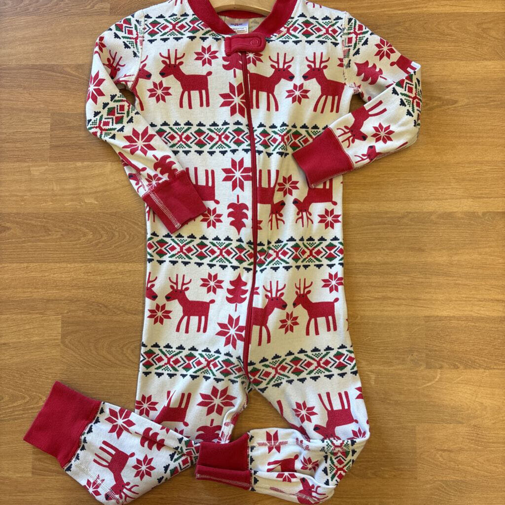 Hanna Andersson Reindeer Zip Sleeper - 3