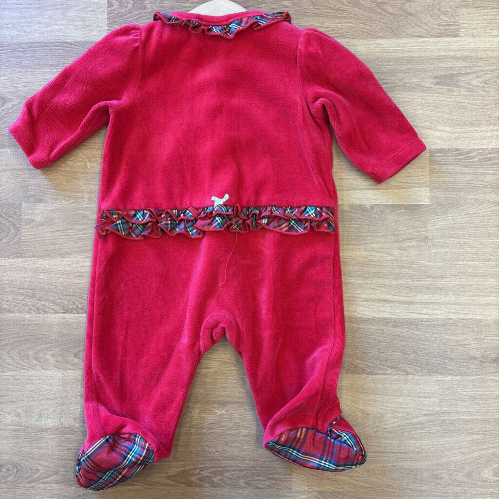 Little Me First Christmas Snap Sleeper - 3m