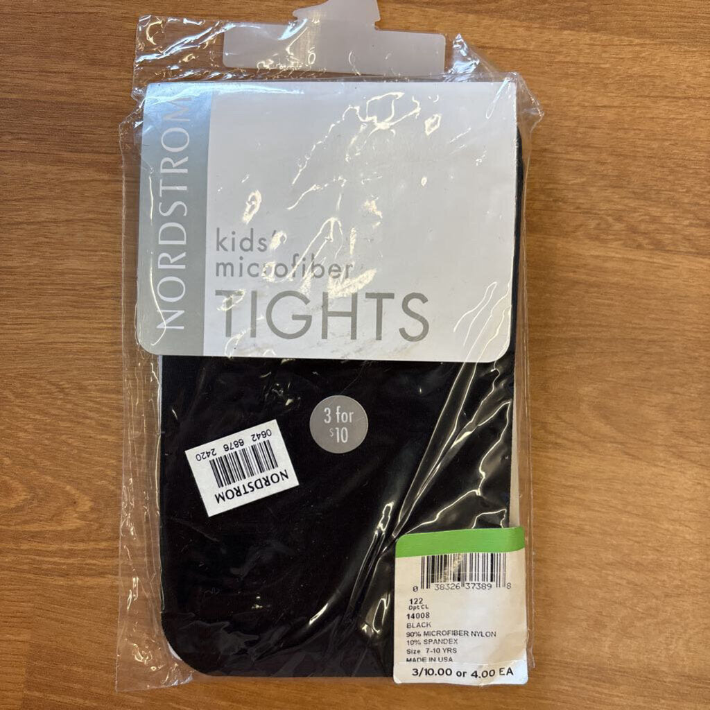 NEW Nordstrom Microfiber Tights - 7/10 Black