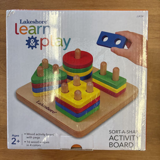 NEW Lakeshore Sort a Shape Activity Board