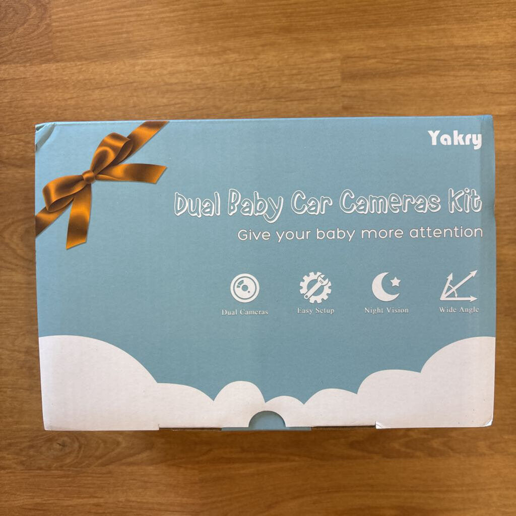 NEW Dual Baby Car Cameras Kit