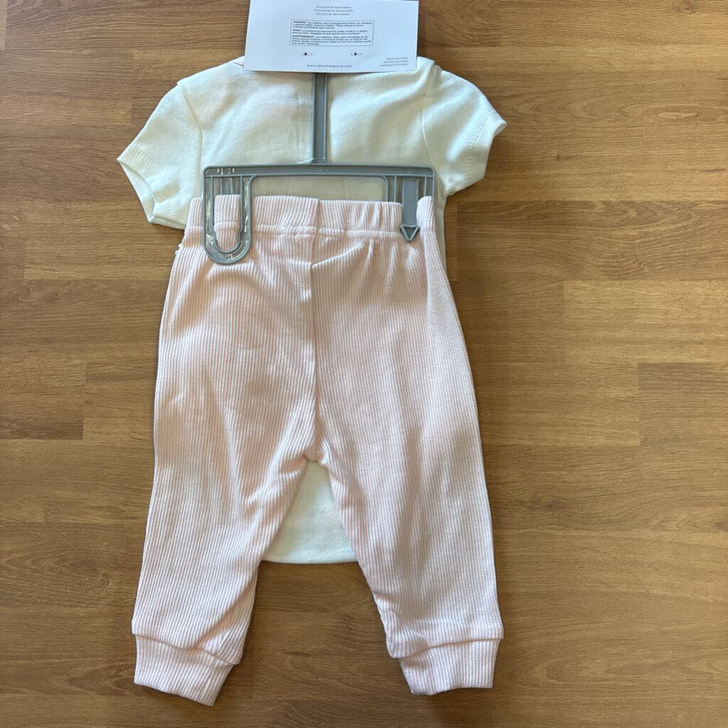 Kyle & Deena Two Pc Set w/ Headband - 3/6m