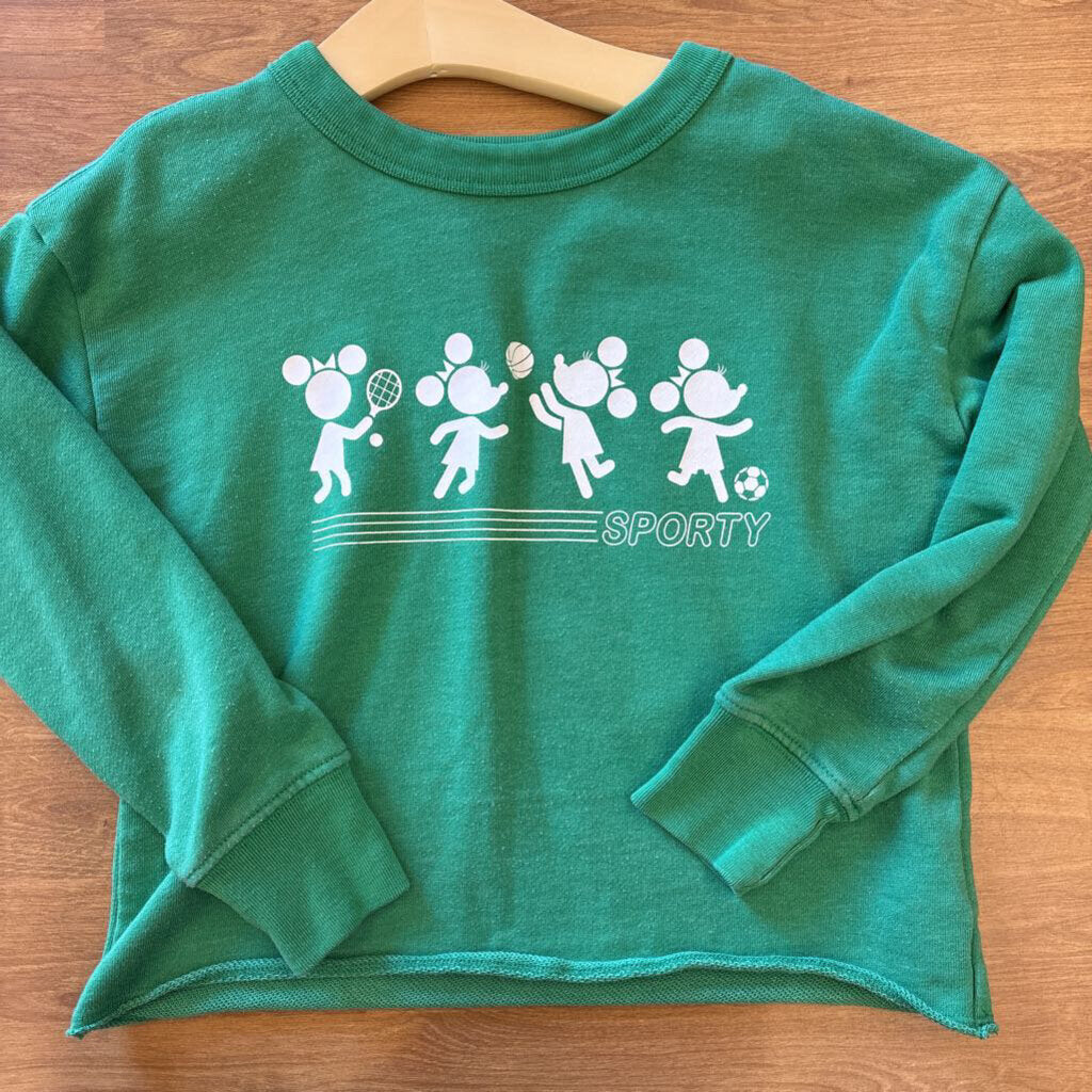 Gap Kids Sporty Crop Crewneck (wash wear) - 6/7