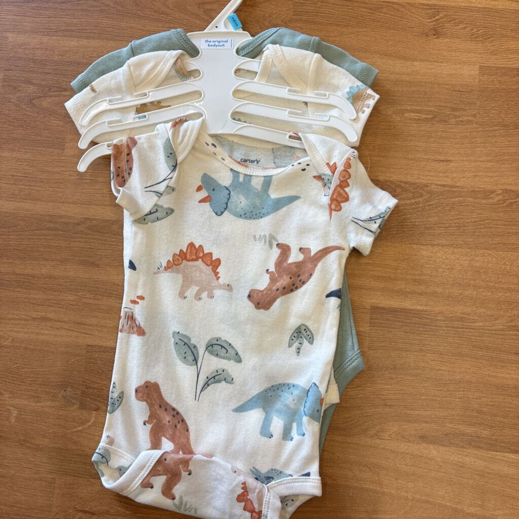 Carter's Set of 3 SS Onesies - 6m