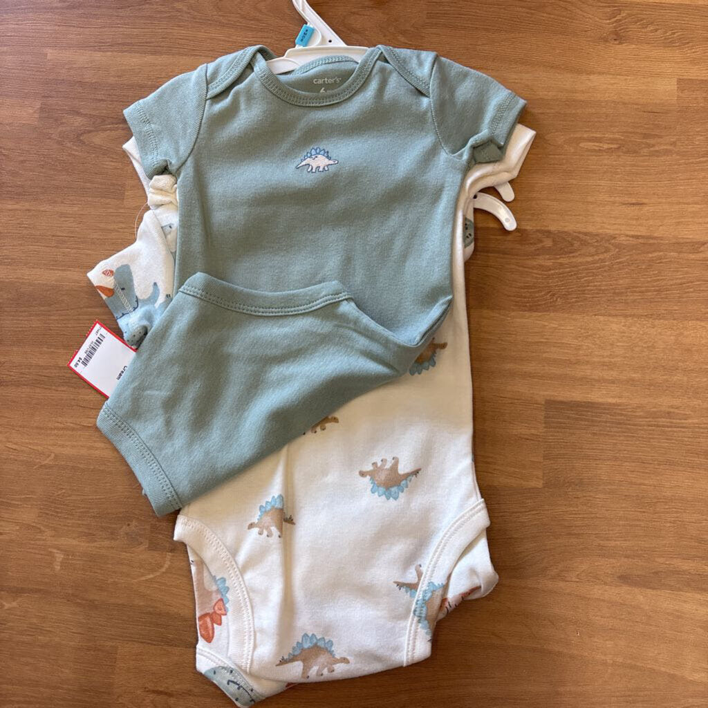 Carter's Set of 3 SS Onesies - 6m