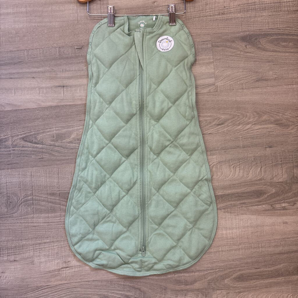 Dreamland Baby Weighted Swaddle - 0/6m Green