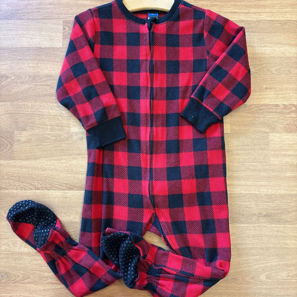 Old Navy Plaid Fleece Zip Sleeper - 2T