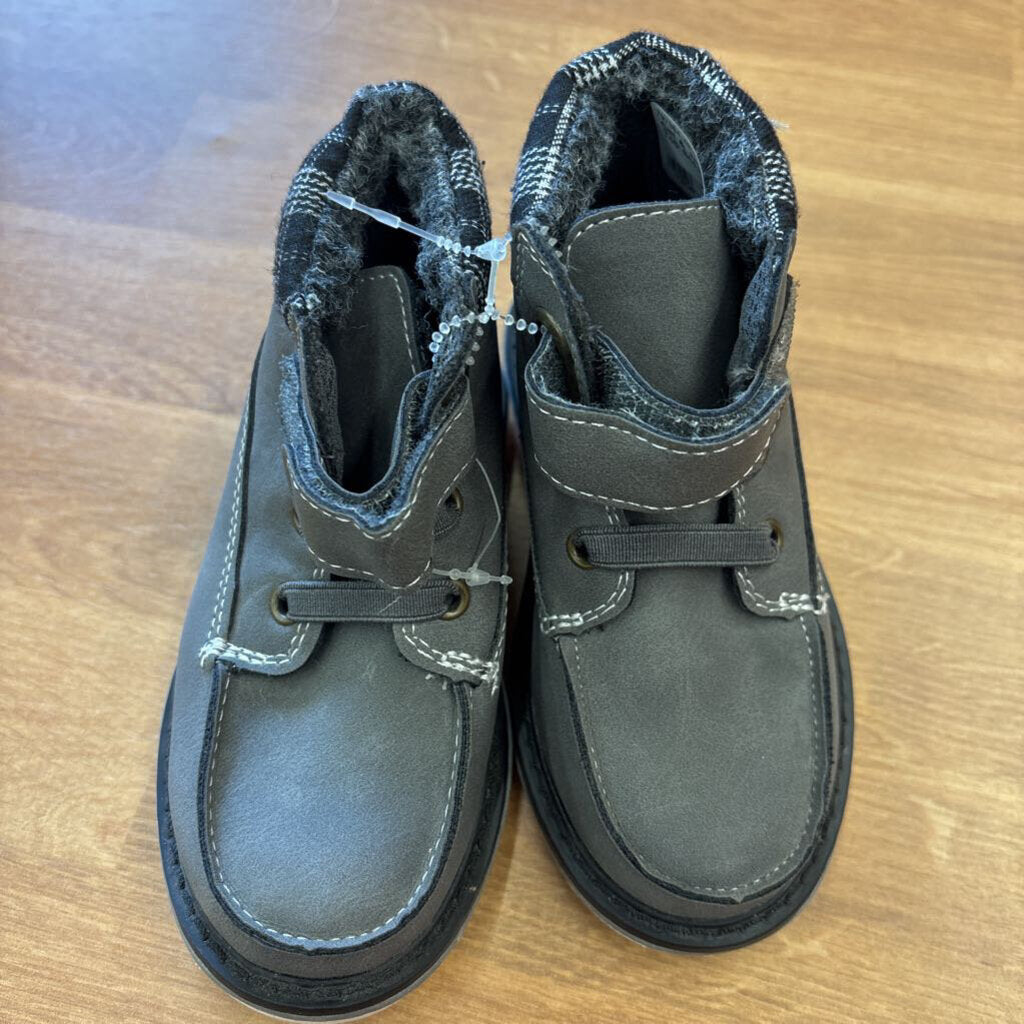 Cat & Jack Grey High Top Sneakers - 8