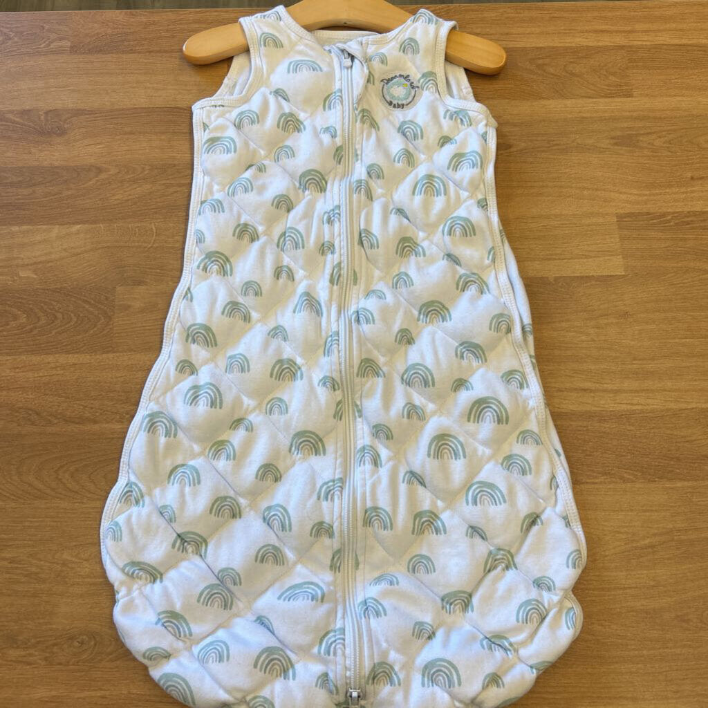 Dreamland Baby Weighted Sleep Sack - Green Rainbows 6/12m