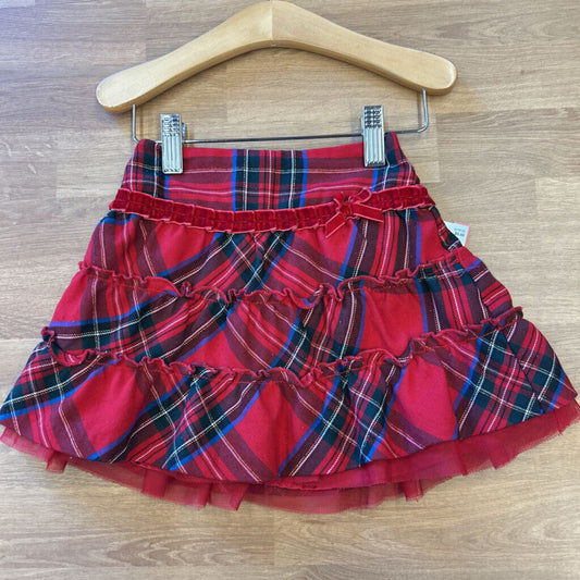 Children's Place Plaid Holiday Skort - 24m