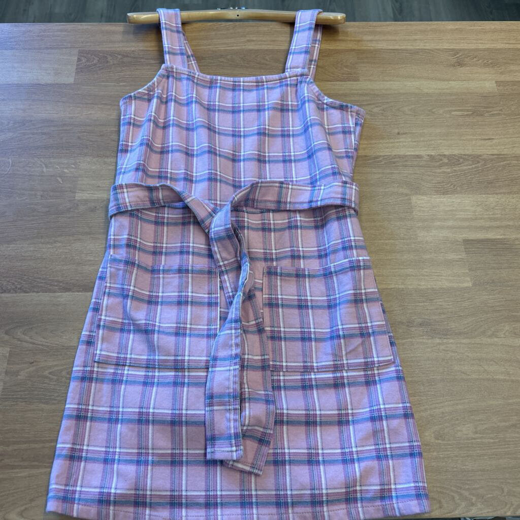Osh Kosh Plaid Tank Tie Dress - 10