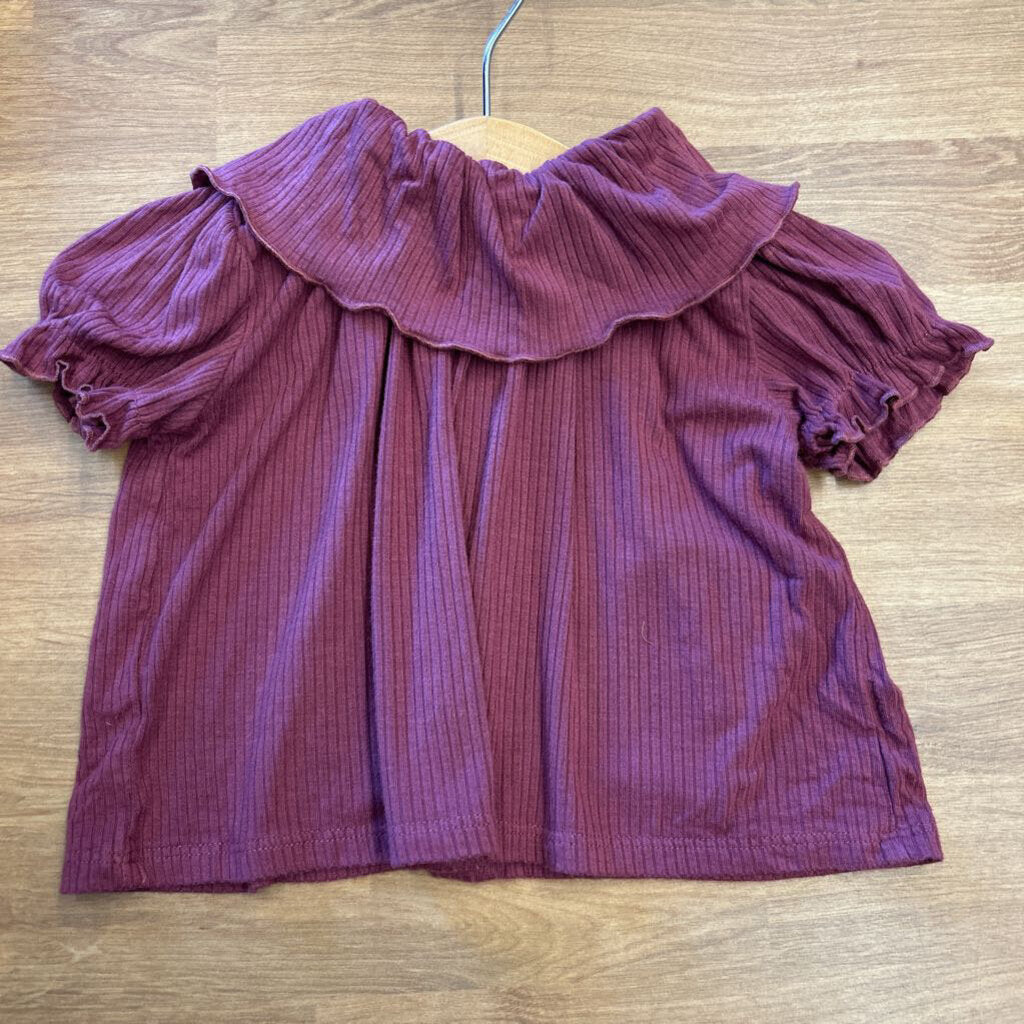 Kate Quinn Bamboo Ribbed SS Top - 12/18m