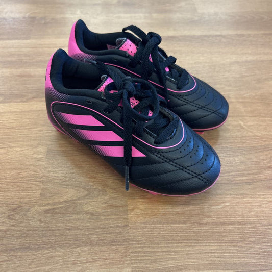 NEW Adidas Black/Pink Cleats - 9