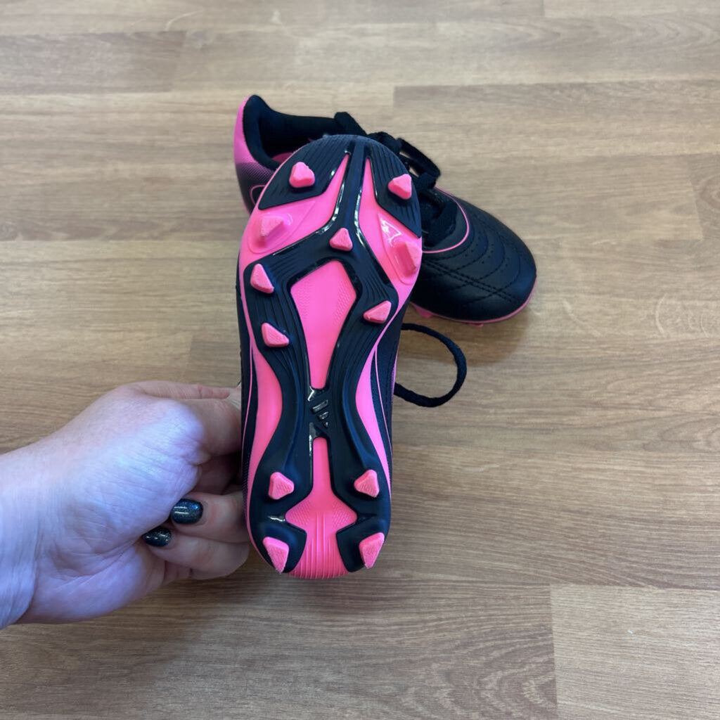 NEW Adidas Black/Pink Cleats - 9
