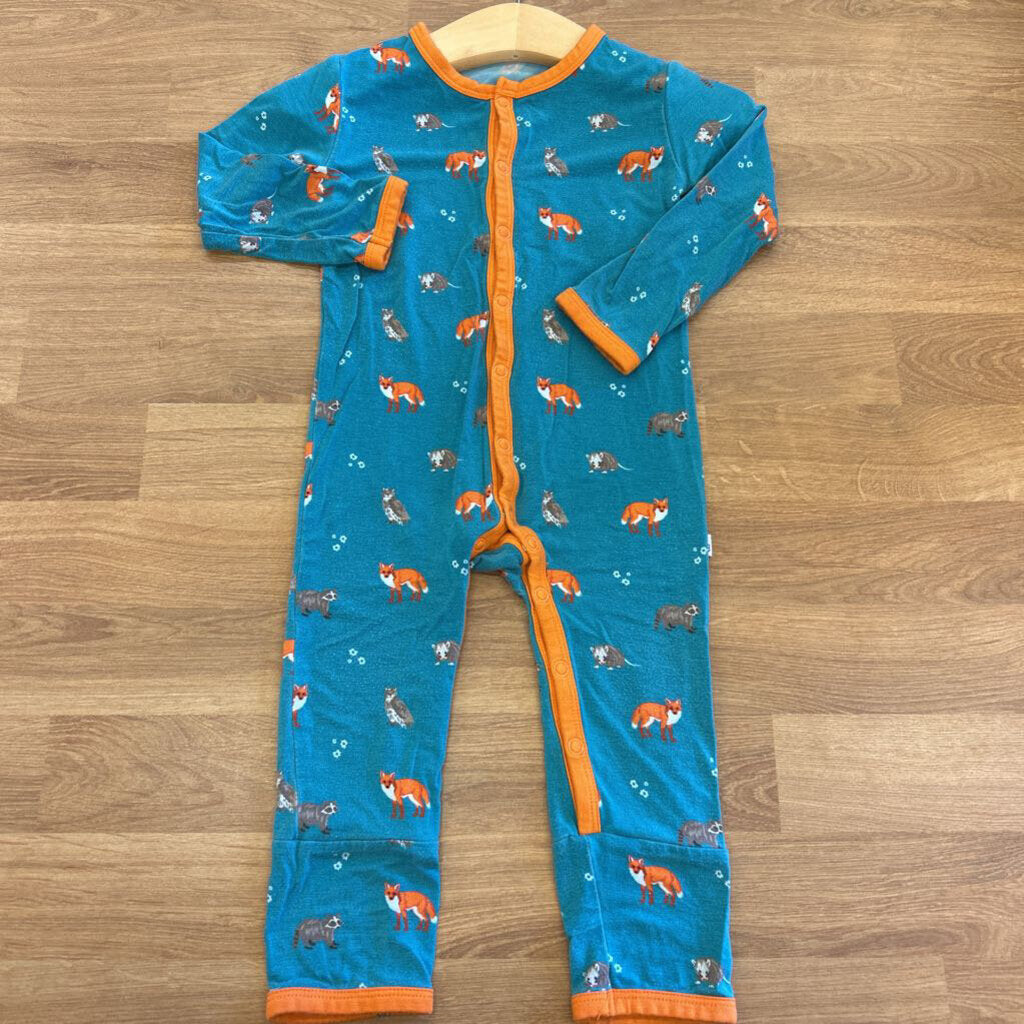 Bubble Baby Bamboo Fox Snap Sleeper - 12/18m
