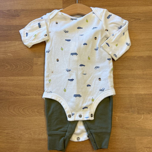 Carter's Vehicle LS Onesie / Pants Set - 6m