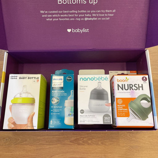 NEW Babylist Bottle Sample Box (4 included)