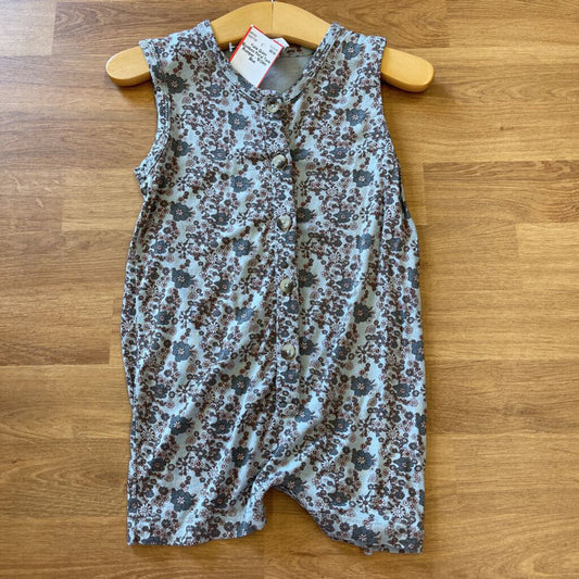Kate Quinn Bamboo Floral Tank Romper - 18/24m