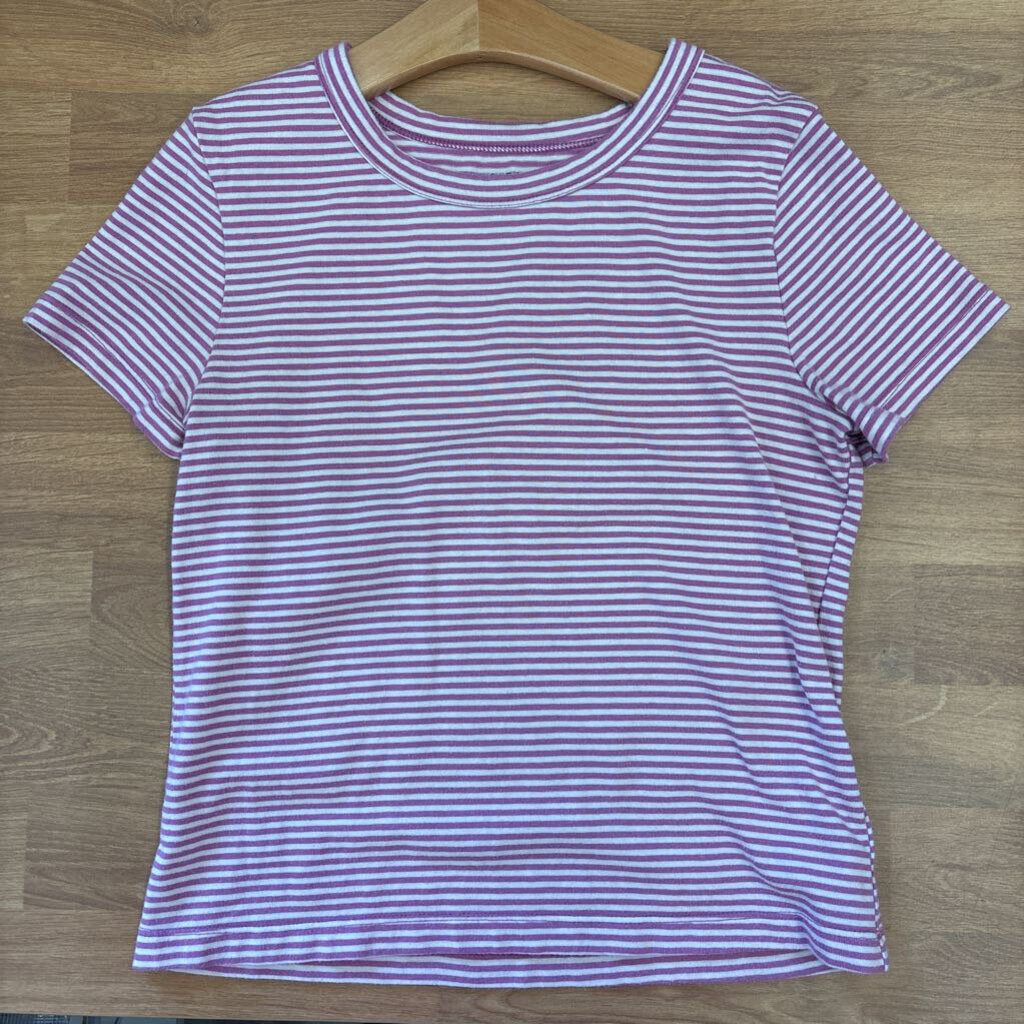 Old Navy Stripe Fitted SS Tee - 10/12