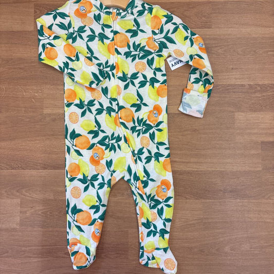 NWT Old Navy Lemon Zip Sleeper - 6/9m