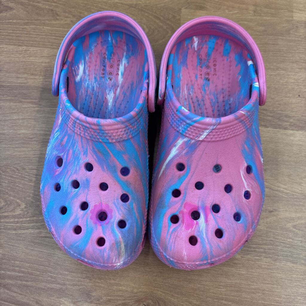 Crocs Pink Tie Dye - 13